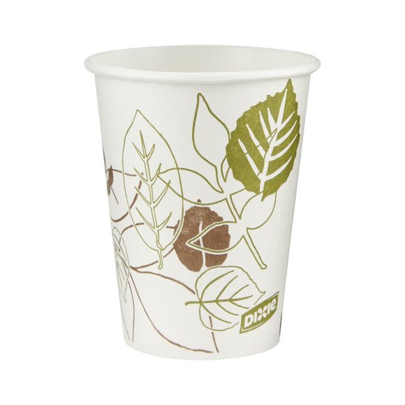 Dixie® (2338WS) 8 oz. Paper Hot Coffee Cup by GP PRO (Georgia-Pacific), Pathways - Picture 4 of 6